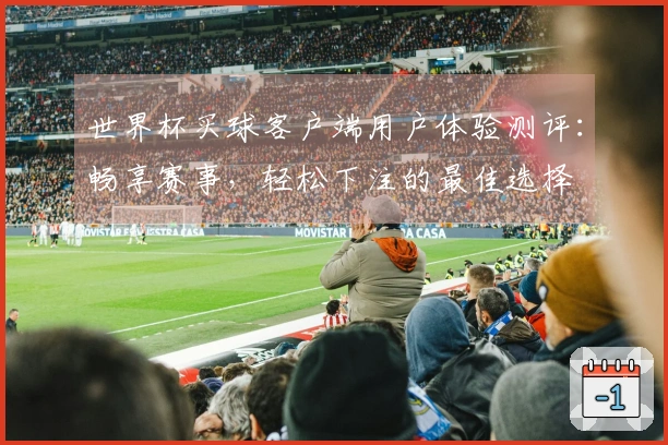 世界杯买球客户端用户体验测评：畅享赛事，轻松下注的最佳选择